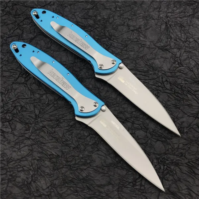 Kershaw 1660 Ken Onion Leek Linerlock Steel Plain Blade Folding Pocket - Ben Knives™