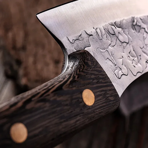 Handmade Japanese Full Tang Chef & Boning Knife – Steel Cleaver Cutter - Blades Knives™