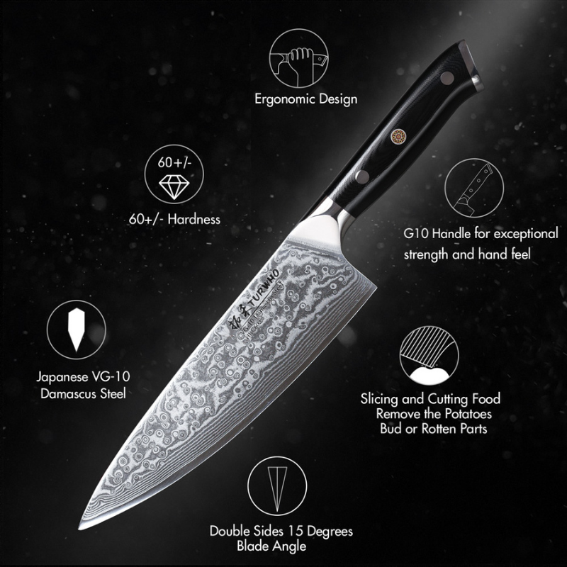 Chef Knife Super Sharp Santoku Utility Knife- Ben Knives™