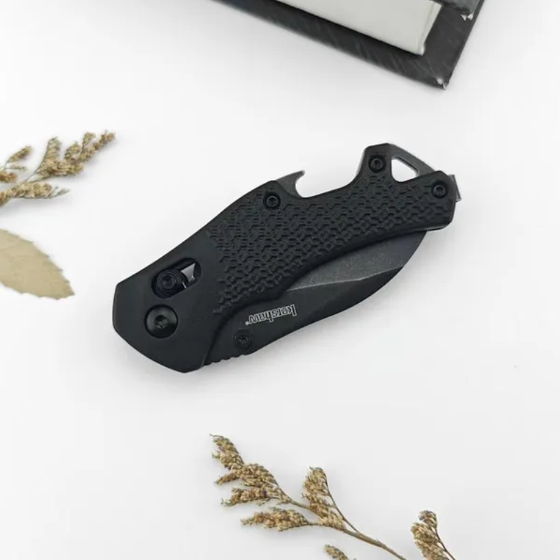 Kershaw Craze Blackwashed 8Cr13MoV Outdoor Camping Hunting - Ben Knives™