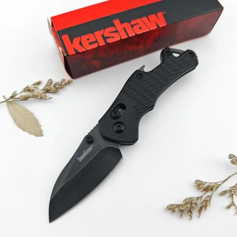 Kershaw Craze Blackwashed 8Cr13MoV Outdoor Camping Hunting - Ben Knives™