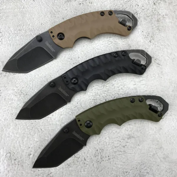 Kershaw 8750  Green GFN Handles Black Handles Tan Handles - Ben Knives™