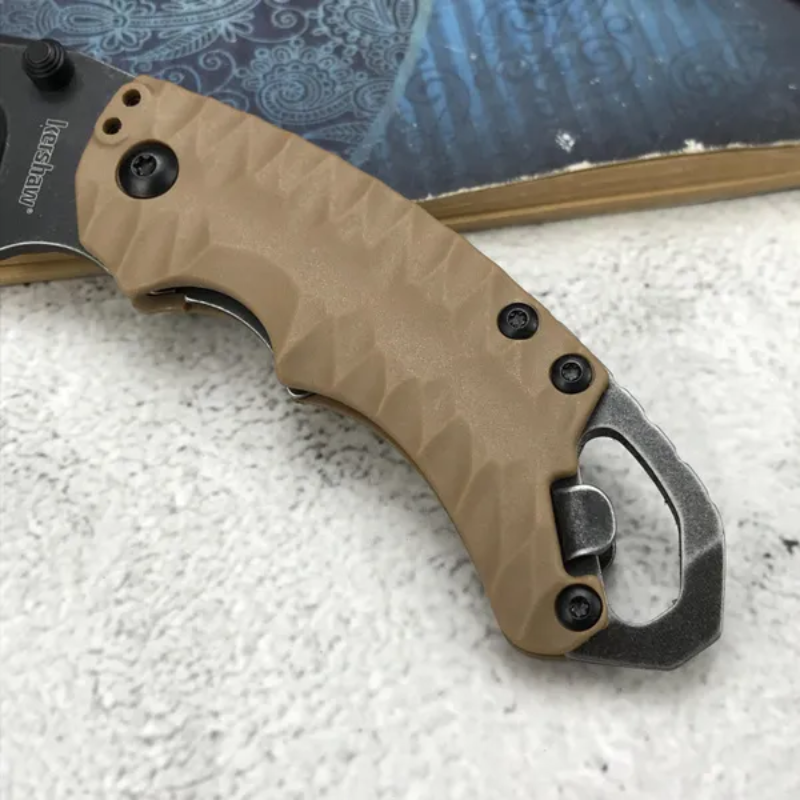 Kershaw 8750  Green GFN Handles Black Handles Tan Handles - Ben Knives™