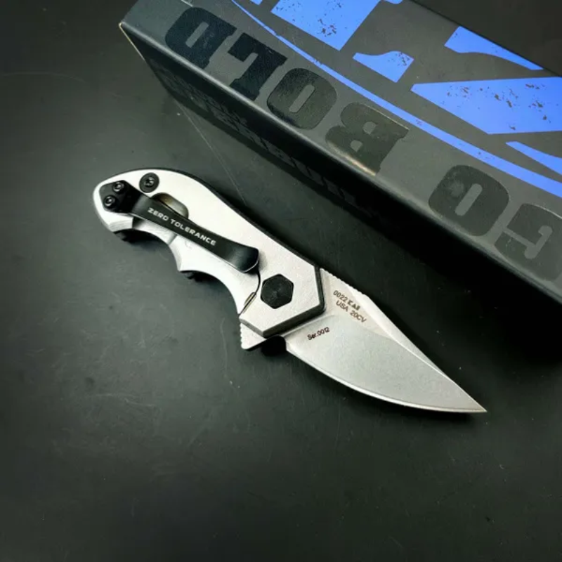 NEW Zero Tolerance 0022  Carbon Fiber and Titanium Handles - Ben Knives™