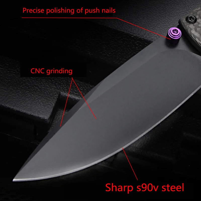 BM 560BK Carbon Fiber Handle  Folding Knife 535 Outdoor Camping Fishing Tool - Ben Knives™