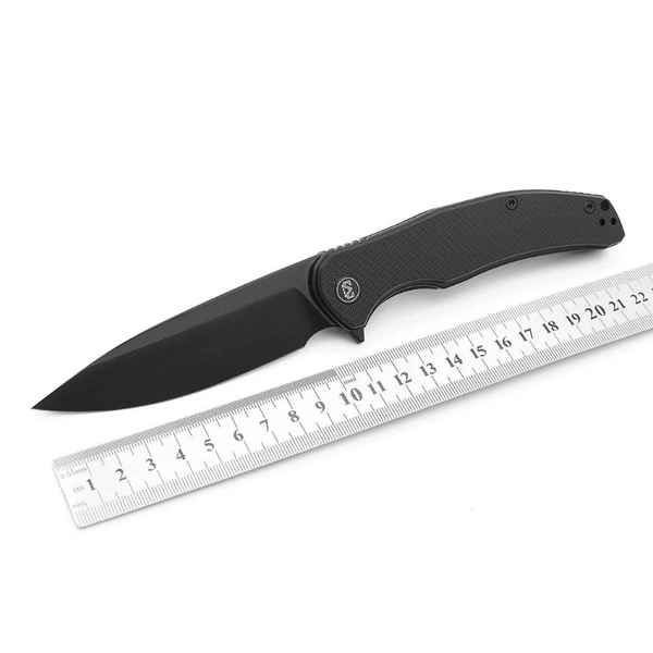 Miguron Velona flip pocket folding knife 14C28N black - Ben Knives™