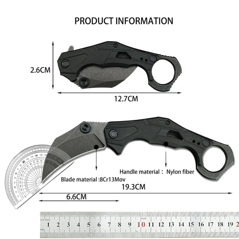 outdoor high hardness multifunctional field mini portable small straight - Ben Knives™