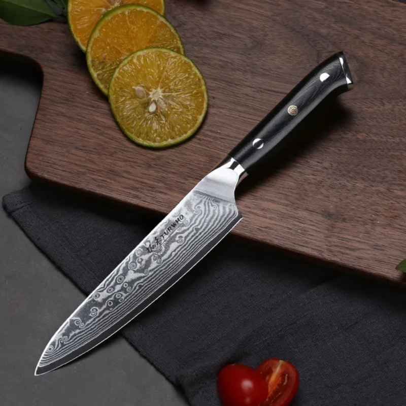 TURWHO Professional Utility Tool,5-inch Fruit Paring Knife 67 Layers Damascus Steel Professional Utility -Ben Knives™