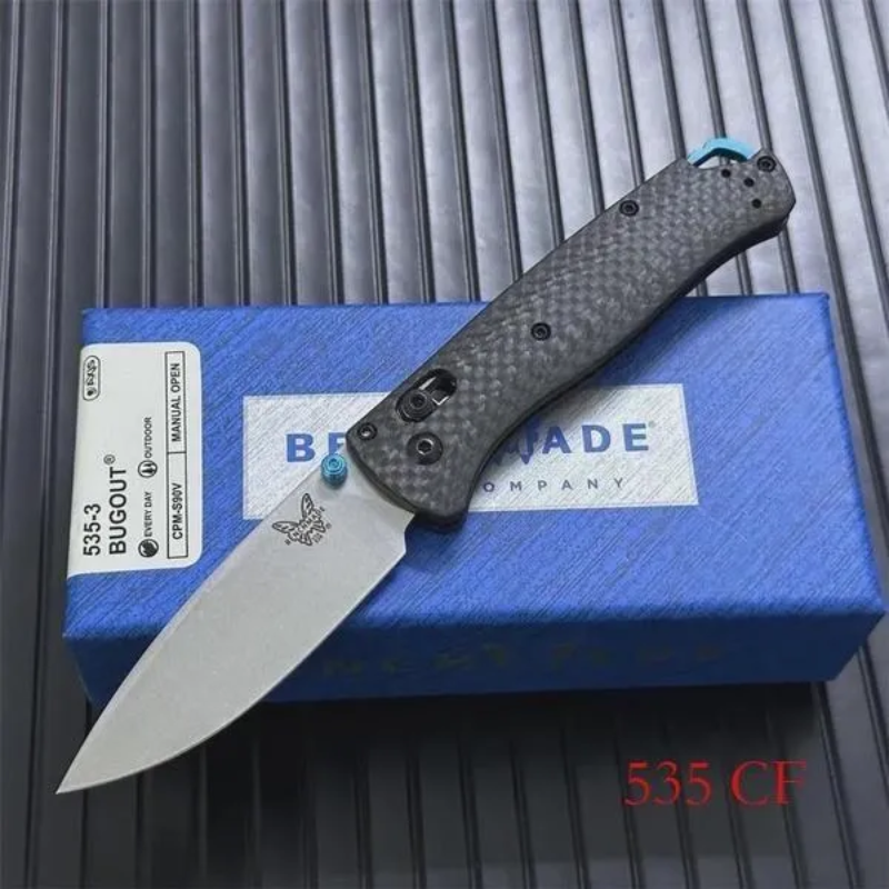 Benchmade Carbon Fiber Handles 535-3 MINI Tool For Outdoor Camping Hunting -Ben Knives™