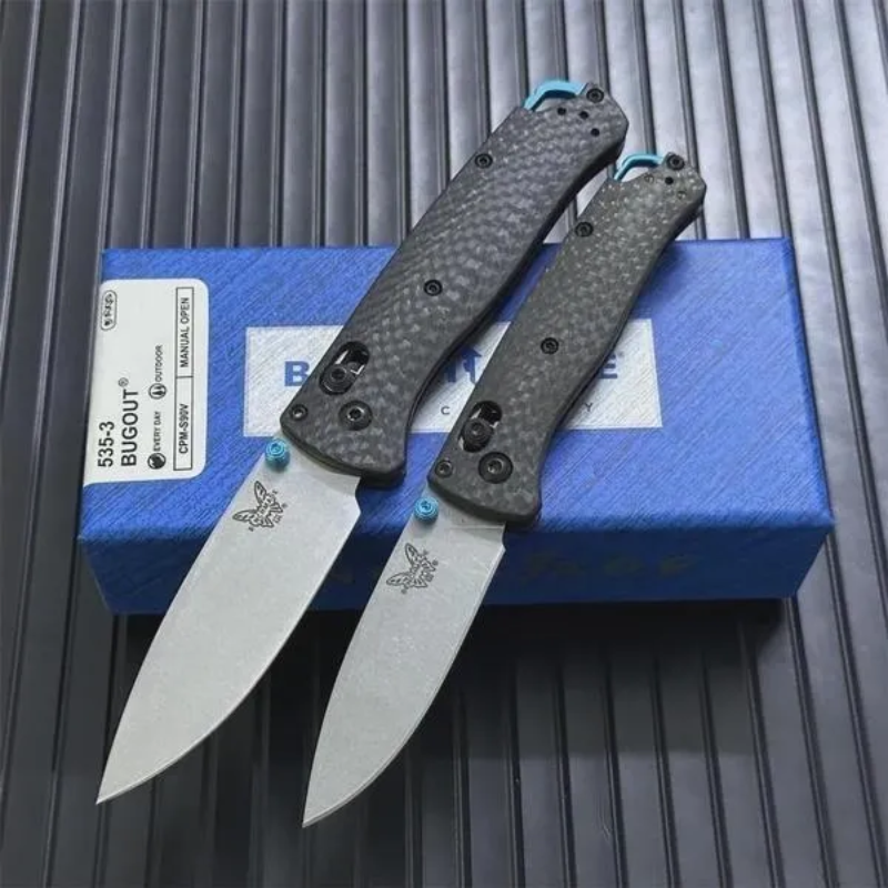 Benchmade Carbon Fiber Handles 535-3 MINI Tool For Outdoor Camping Hunting -Ben Knives™