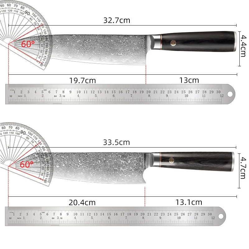 Kitchen Knife 67 Layers Damascus Steel - Ben Knives™