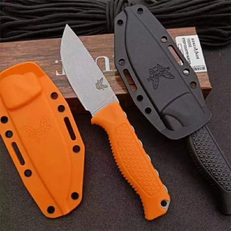 Benchmade 15006 Orange/Black Handle Tools For Outdoor Hunting -Ben Knives™